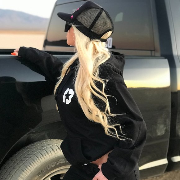 DIRTY REBEL "PROUD TO BE DIRTY" Women's Pullover Fleece Hoody SIZE M - Picture 2 of 2